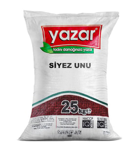 Yazar Taş Değirmende Öğütülmüş Siyez Unu 25 Kg