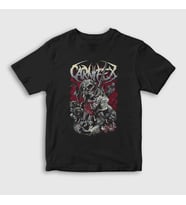 Presmono Unisex Çocuk Siyah Hanged Carnifex T-Shirt 453092tt