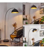 RİOLİGHT RETRO RUSTİK MAFSALLI HAREKETLİ BAŞLIK METAL KÖŞE LAMBASI LAMBADER (Siyah)