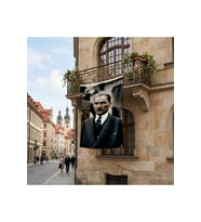 Mustafa Kemal Atatürk Portre Poster Poster Bayrak Premium Raşel Kumaş ATA38