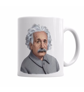 Albert Einstein Kupa Bardak Porselen