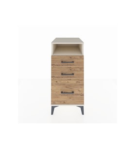 Kronos Komodin Tek Raflı 3 Çekmeceli 44x59x96 Aytaşı-Çam