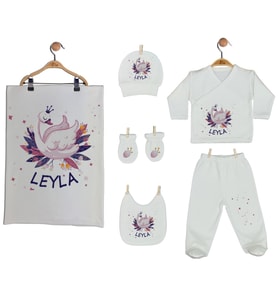 Pia Baby Gl 2201 İsme Özel Battaniye Zıbın Set