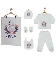 Pia Baby Gl 2201 İsme Özel Battaniye Zıbın Set