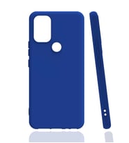 İnfinix Smart 5 Kılıf Biye Yumuşak Silikon Case (Mavi)