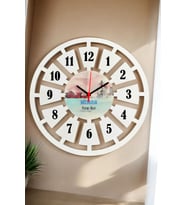 Mimar Duvar Saati 40cm 004 (Beyaz)