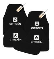 Citroën Logolu 5 Parça Oto Halı Paspası – Su Geçirmez, Kaymaz Tabanlı, Aracınıza Özel Uyumlu Tasarım (Siyah)