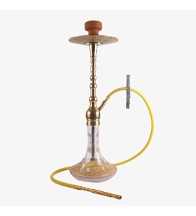 Klasik Puff 1299 Varak Şişeli hookah Takımı