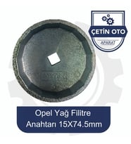 Opel Yağ Filitre Anahtarı 15X74.5Mm