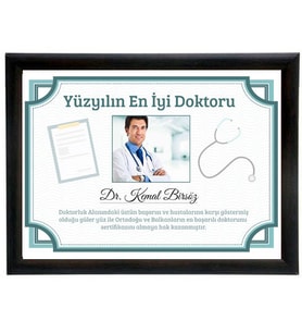Kişiye Özel Yılın En İyi Doktoru Sertifikası