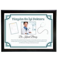 Kişiye Özel Yılın En İyi Doktoru Sertifikası