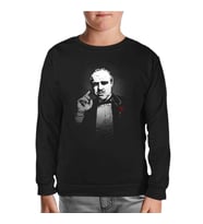 The Godfather - The Rule Siyah Çocuk Sweatshirt