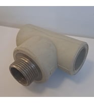 PPRC ERKEK TE Ø25x3/4"x25 ( FIRAT ) GRİ
