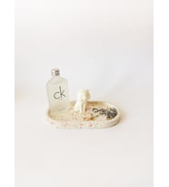 TERRAZZO OVAL TRAY DEKORATİF ALTLIK