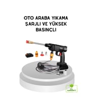Taşınabilir Akülü Araba Yıkama Makinesi 1.7 MPa Basınçlı ve Ergonomik Tasarımlı