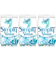 Gillette Simply Venus 2 Kullan At Kadın Tıraş Bıçağı 12 Li Set (3PK*4)