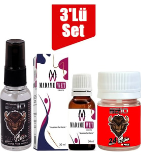 Bizon Sprey Madame Wet Kadin Kadın Damla Bizon 100MG 10lu