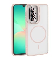 Samsung Galaxy A17 Uyumlu Kılıf Standlı ve Kamera Lens Hediyeli Zore Etro Kapak