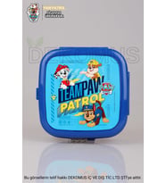 DEKOMUS LİSANSLI PAW PATROL ÇİFT KATLI BESLENME KABI / LUNCH BOX (Mavi)
