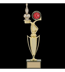 ODAK KUPA - Figürlü Kupalar - Bowling / Labut Figürlü Kupalar FG-043 A - 41 cm