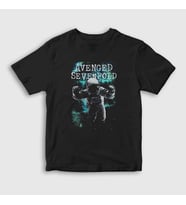 Presmono Unisex Çocuk Siyah Space Avenged Sevenfold T-Shirt 388872tt