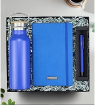 Matara & Defter & Kalem Hediye Seti (Mavi)
