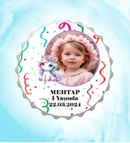 Kişiye Özel Pony Resimli İsimli Parti Magnet Kapak Açacak