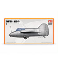 Rocket Powered Research Aircraft DFS-194 Pm Model Roket Motorlu Uçak Demonte Plastik Maketi