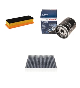 Bosch Filtre Bakım Seti Fiat Panda 1.2 2012+ 69 Beygir Hava + Yağ F. + Polen Filtre Bosch