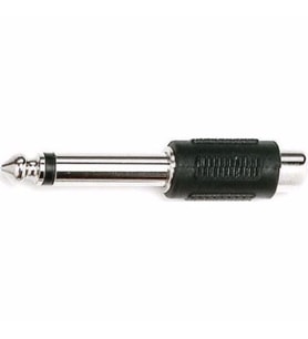 KIRLIN 2641 X2P 1/4\" MONO M RCA F (Siyah)