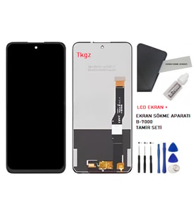TCL 20L PLUS Uyumlu Lcd Ekran Dokunmatik Servis + B-7000 + TAMİR SETİ