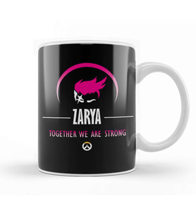 Zarya Together We Are Strong Overwatch Kupa Bardak Porselen