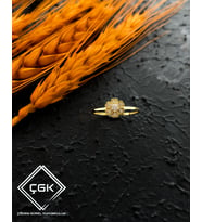 ÇGK KUYUMCULUK Çıtır Çiçek Altın Yüzük
