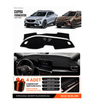 CUPRA FORMENTOR (2020-2026) Uyumlu Torpido Örtüsü Torpido Kılıfı - Siyah