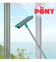 PONY TELESKOPİK SAPLI CAM SİLECEĞİ ÇEKÇEK