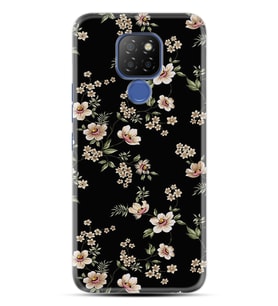 GM9 Pro Kılıf HD Resim Baskılı Siyah Fon Çiçek StKd -045