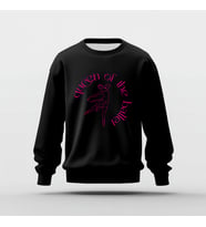 Queen Of The Dance Basic Sweatshirt (Siyah)