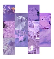 Orora Morlu Purple Poster Duvar Kağıdı Seti-10lu