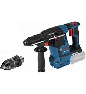 Professional GBH 18V-26 F Akülü Kırıcı Delici (18 Volt, SOLO, 2,6 J, Betonda Delme Çapı: 26 mm, Karton Kutuda, İlave Mandren, Akü ve şarj Cihazı Dahil Değildir)