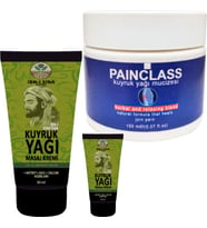 İbn-i Sina Kuyruk Yağı Dindirici Krem Kas Sırt Bel El Ayak Kullanım 50 ml + 150 ml Painclass Büyük B