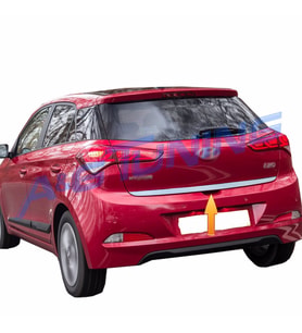 Hyundai i20 Krom Formlu Krom Bagaj Alt Çıta 2014-2017 Paslanmaz Ç