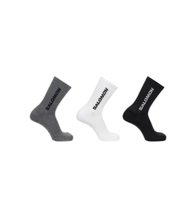 Salomon Everyday Crew 3-Pack Unisex Çorap LC2086200 (Siyah)