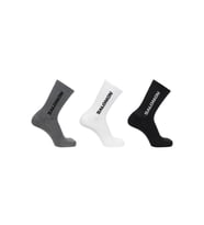 Salomon Everyday Crew 3-Pack Unisex Çorap LC2086200 (Siyah)