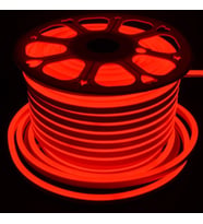 Neon Led Kırmızı Renk 5 Metre -12 Volt Uyumlu