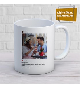 Kişiye Özel İnstagram Kupa Bardak