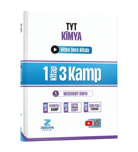 Zeduva Yayınları Meschemy Kimya TYT Kimya 1 Kitap 3 Kamp Video Ders Kitabı