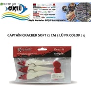 LEVREK TURNA SİLİKONU CAPTAIN CRACKER SOFT 12 CM 3’LÜ PK RENK : 4
