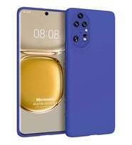 Microsonic Matte Silicone Huawei P50 Pro Kılıf Lacivert