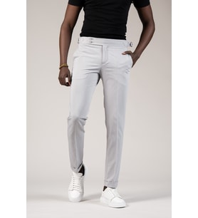 Perpant Slimfit Kemer Tokalı Yazlık Kumaş Pantolon