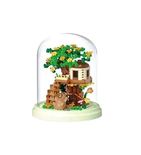 VAGONLIFE PANLOS P2595 CAPYBARA AĞAÇ EV 234 PARÇA BLOCK OYUNCAK 6+